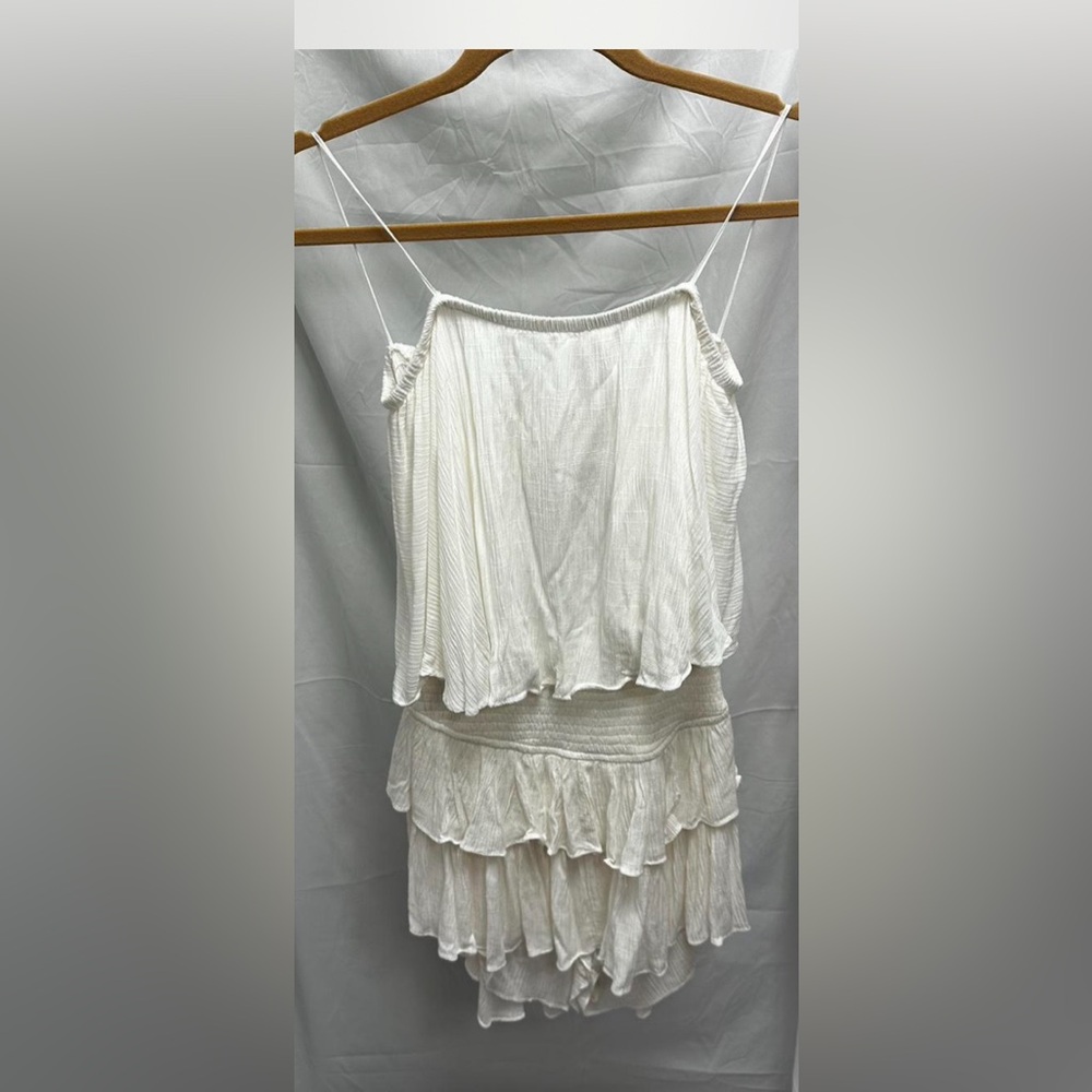 Mustard Seed White Layered Dress